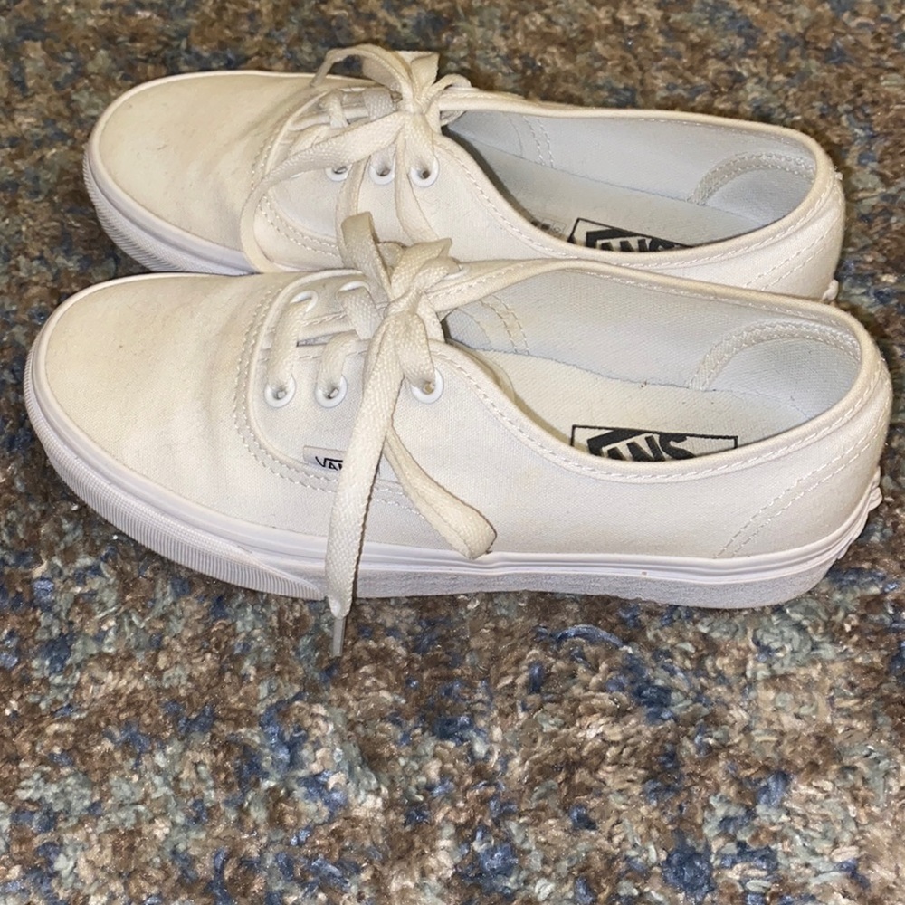 White Vans authentic